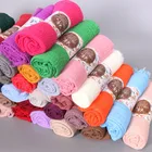 Linen Scarf Hot-selling Wholesale Natural Crinkle Long Cotton Linen Scarf Hijab