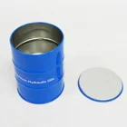 Packing Tin Tin Tin Can Empty Customized Multiple Use Food Gift Candy Packing Oil Drum Shaped Empty Tin Cans