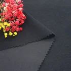 Orange Fabric High Level Black Grey Orange Knitted 1 Side Woolen 100% Polyester Fabric For Coat Trousers