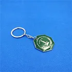 Technology Key Zinc Alloy Customized Logo Decorative Drip Glue Technology Metal Commemorative Key Chain