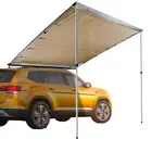 2*2 M Self Driving Aluminum Alloy Rod Waterproof Sun Shelter Car Side Outdoor Roof Top Tent For Camping 3 To 4 Person