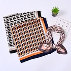 Scarf Fashion Digital Printing 70 Square Scarf Fashion Women's Scarf Custom Logo Silk Satin Scarf