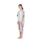 Adult Onesie Adult Pajamas Costume Rainbow Horse Flannel Couple Sleepwear Onesie Women Pajamas
