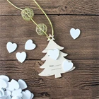 Wood Wood Wood Wooden Crafts Pendant Creative White Love Small Wood Chips