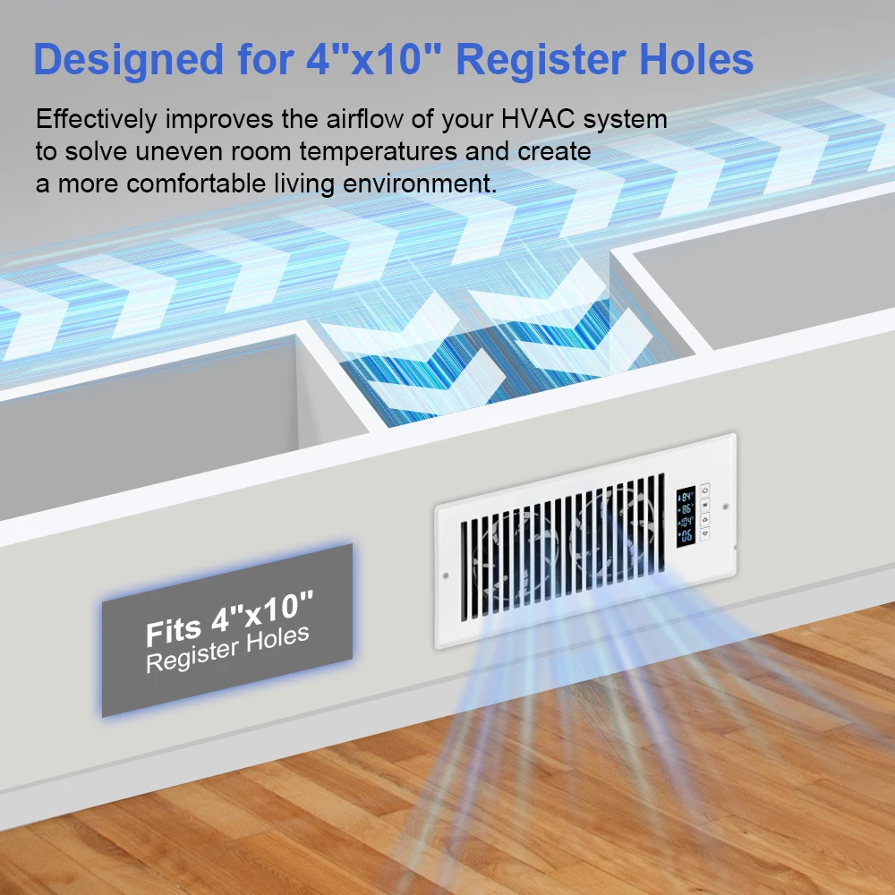Smart Register Booster Fan, 220 V, Plastic - detail 8
