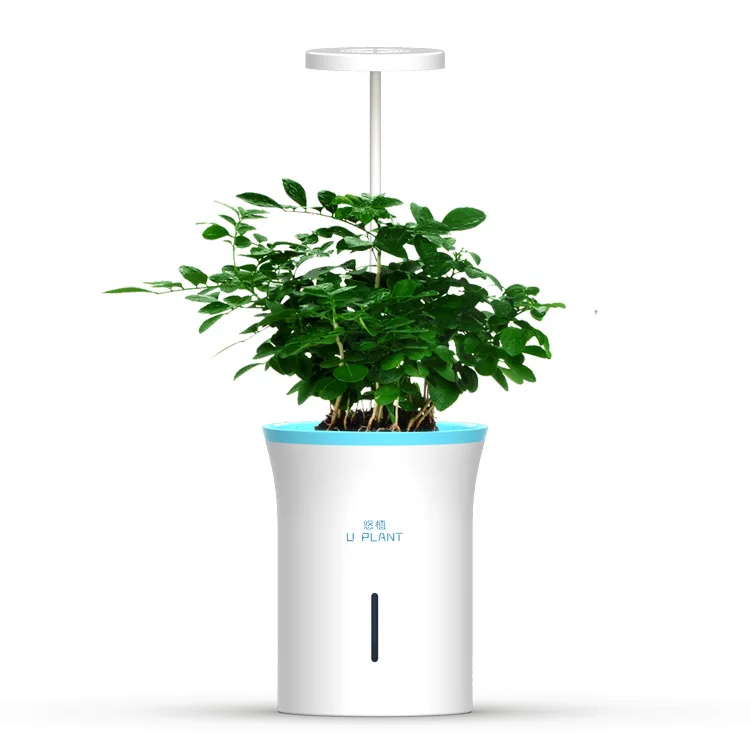 LT315 Technological LED Grow Lights Flower Pots Intelligent Hydroponics Planter Pot Indoor Smart Garden Flower Pot