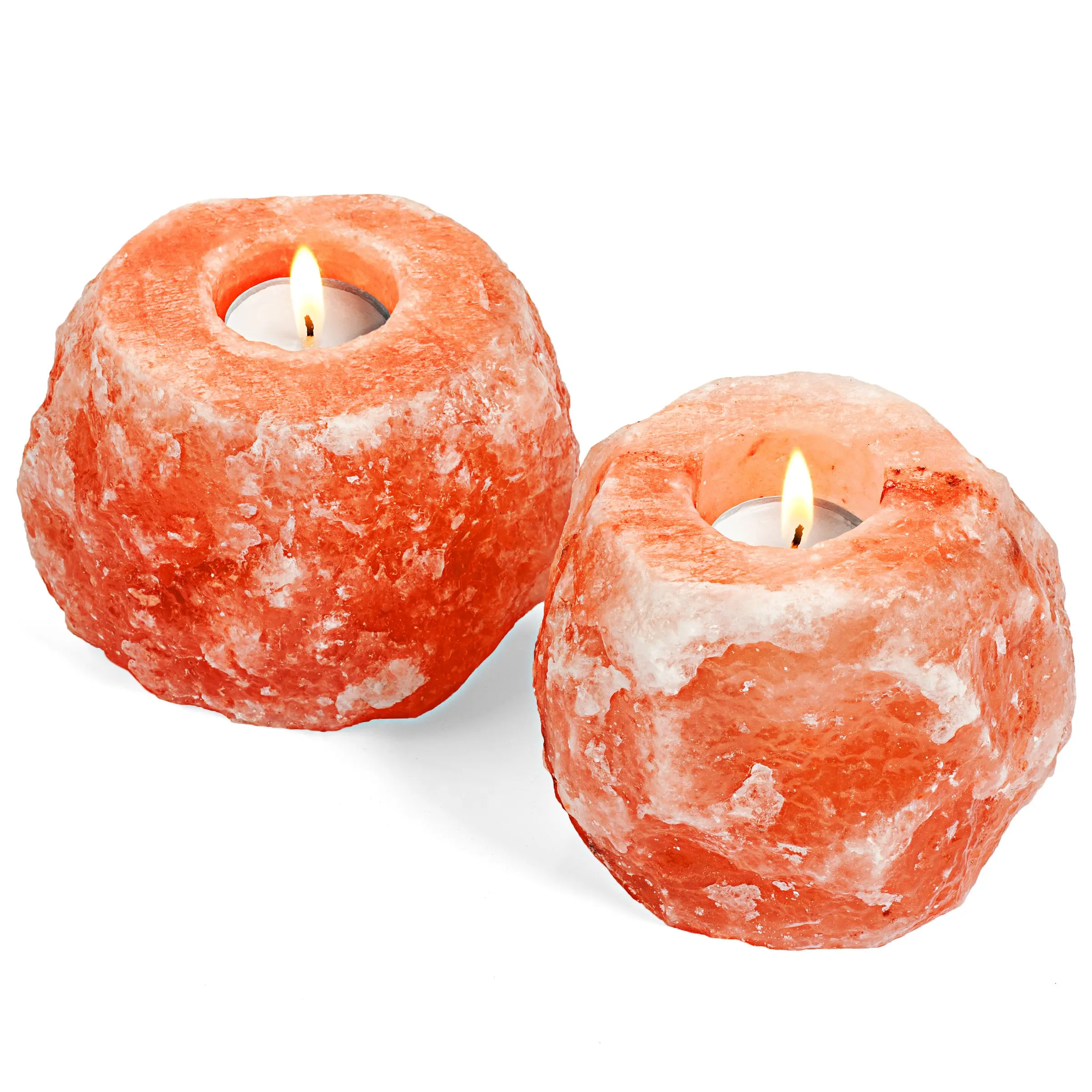 Buy one get one free 2 Natural Himalayan Rock Salt Candle Holder 