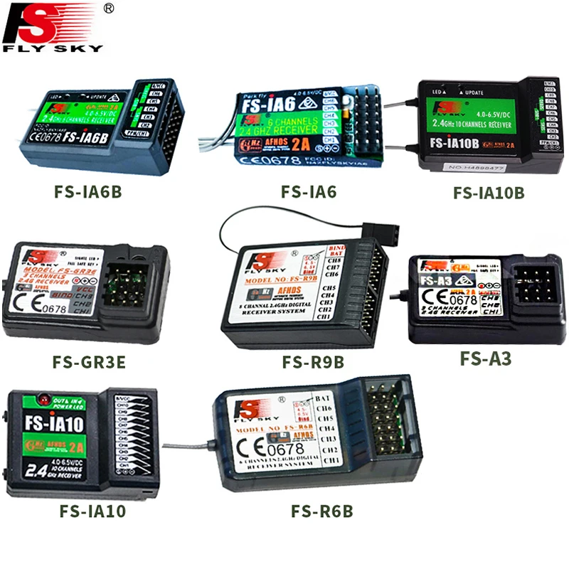 Récepteur Flysky FS-iA10B 2.4G 10CH Récepteur sortie PPM avec port iBus