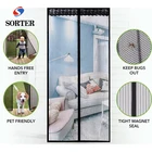 Hot sell hands-free Magnetic mesh door curtain fly screen