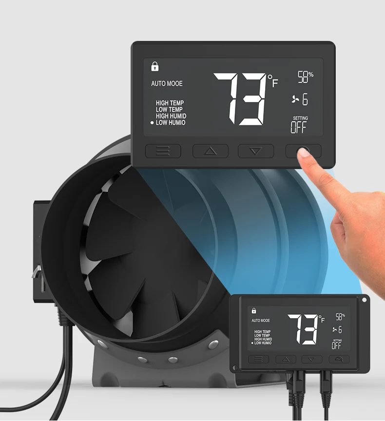 Inline Duct Fan, 110V/220V/230V, 4" - detail 6