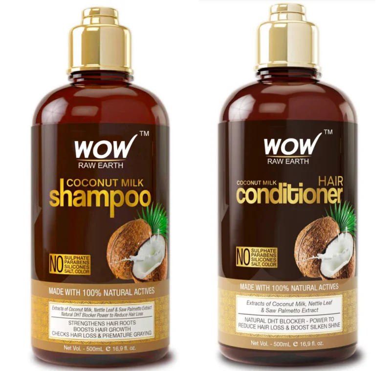 Raw Earth 500ml Essential Vitamins And Oils For Faster Hair Growth Wow  Coconut Milk Shampoo And Conditioner Set - Buy Coconut Milk Shampoo And  Conditioner,Promote Hair Growth,All Hair Types Product on 