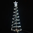 Holiday With50 Lights 4Ft Spiral Christmas Tree Light Holiday Outdoor Decoration Led Christmas Tree Light
