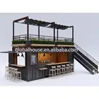Container Customized Mobile Coffee Shop Container Bar 20ft Prefabricated From China