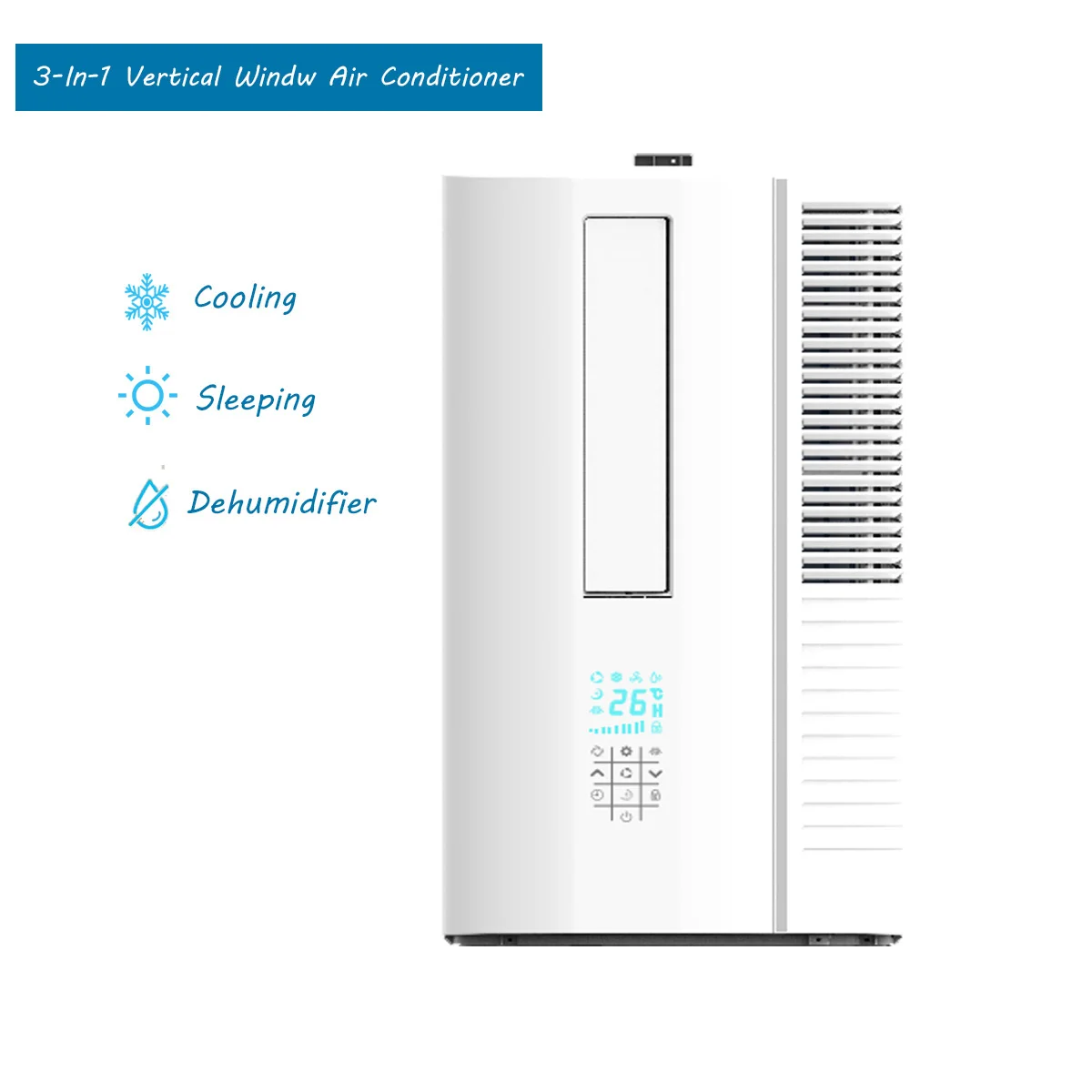 Window Air Conditioner, R290, 7000-10000, BTU - detail 4