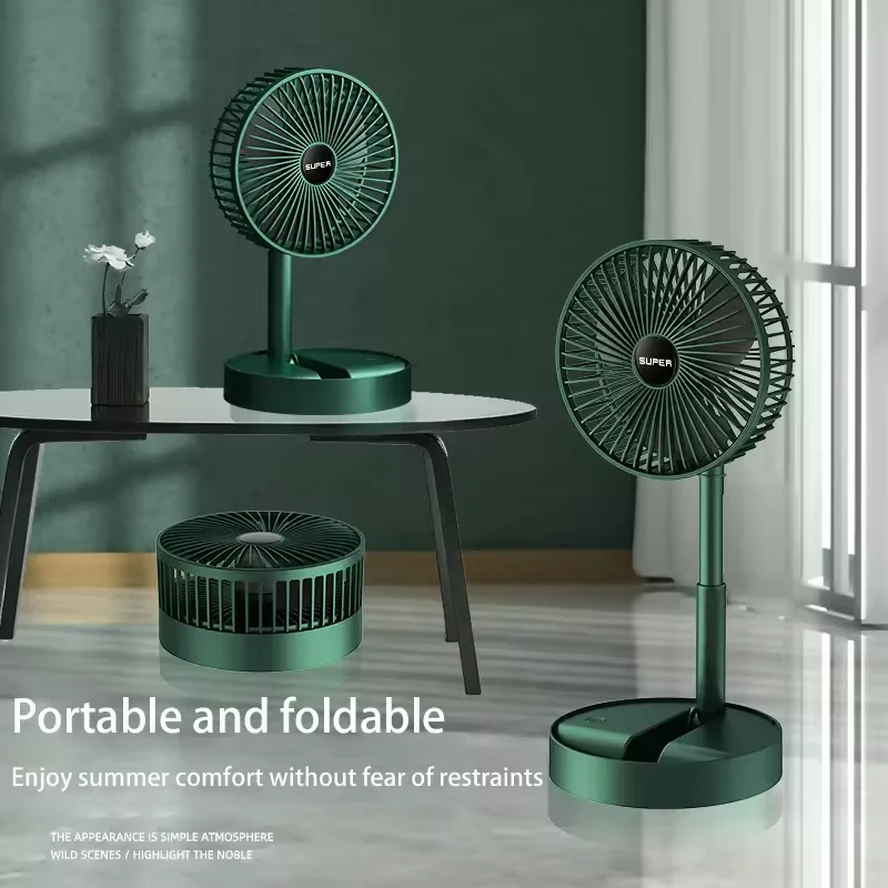 Folding Floor Standing Fan, USB, Portable - detail 20