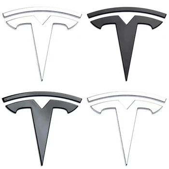 High Quality Logo Sticker Emblem Inner Front Rear Truck Badge Decals Logo Sticker For Tesla Model Y