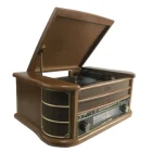 Cd Player Old-fashioned Gramophone EQ Function Cassette Recorder USB SD CD Turntable Vinyl Player