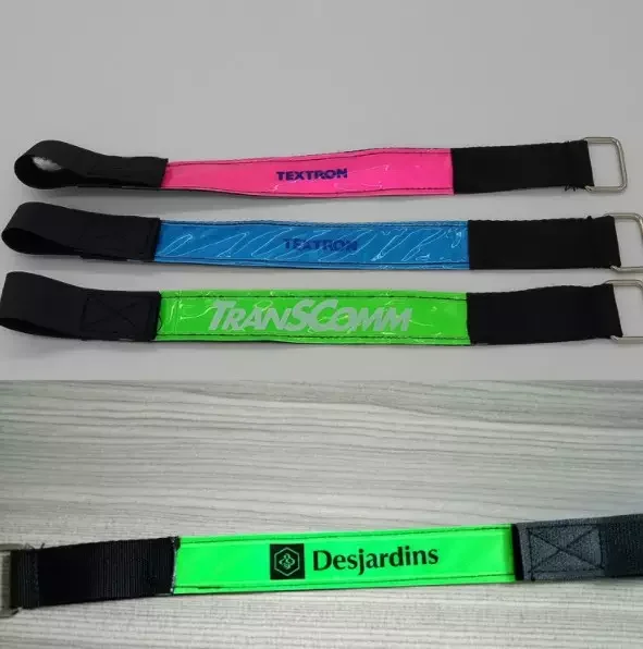 Custom Reflective Rechargeable LED Armband LED Wristband for Running