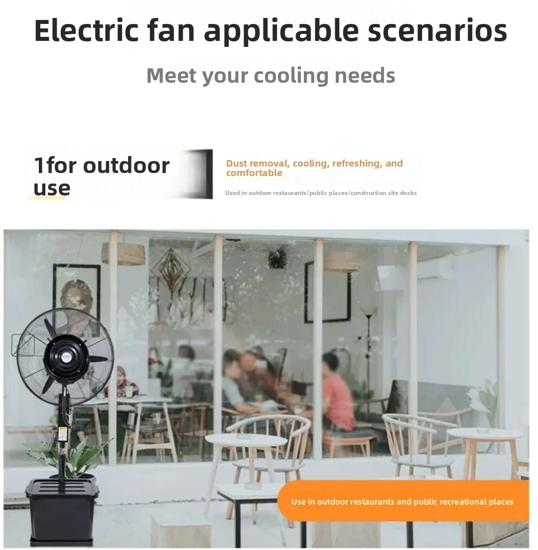 Wall Mounted Fans, 180, Metal - detail 12