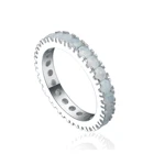 Bands Wedding Wholesale 925 Sterling Silver Eternity Bands Opalite Ring Engagement Wedding Rings