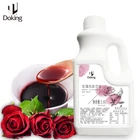 New Popular Rose Flower Drinking 6 Times Concentrate Rose Syrup/drinked Rose Juice