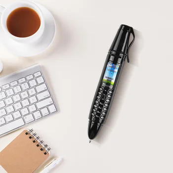 Wholesale Unlock Mini Cell Phone Pen AK007 0.96 inch OLED Screen Recording Pen Shape Mini Mobile Phone