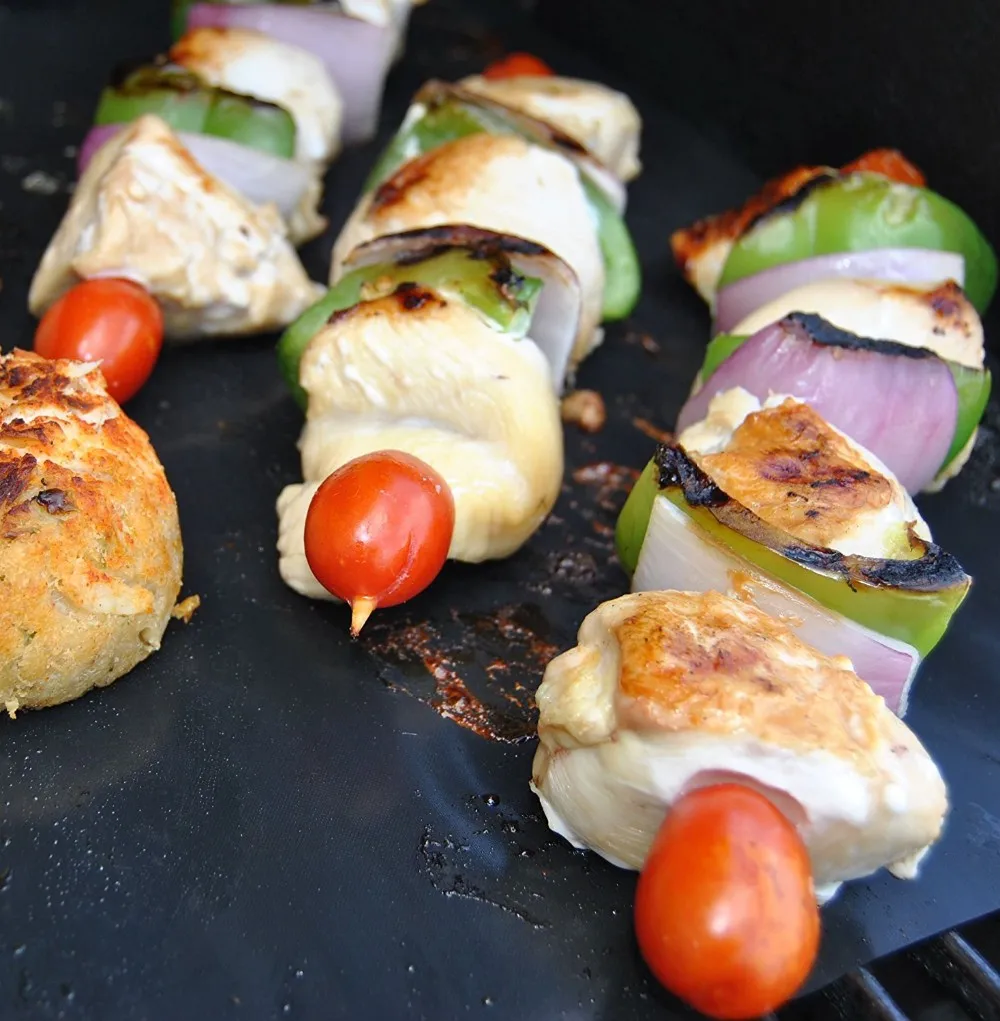 Reusable Dishwasher Safe Silicone Eco-Friendly Highest Quality Non-Stick PFOA-Free Extra Thick Slip-Resistant BBQ Grill Baking factory