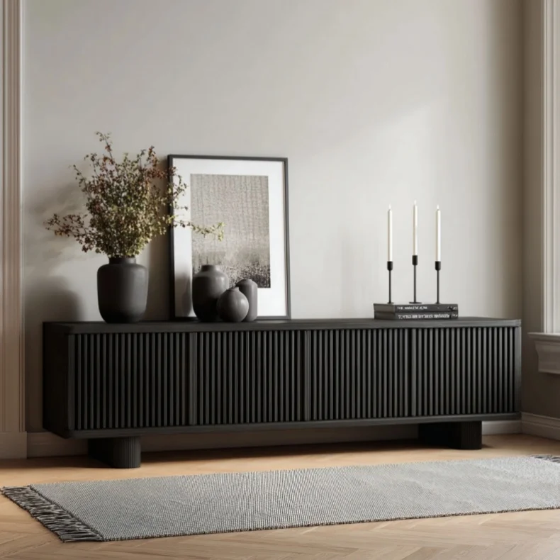 Electric Fireplace, Wooden - detail 4