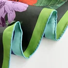 Twill Scarf Wholesale Custom Made 100% Silk Double Printing 90*90cm Large Square Scarf Shawl
