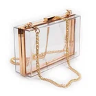 Wholesale Custom Design Evening Party Bags Clear Acrylic Clutches And Purses