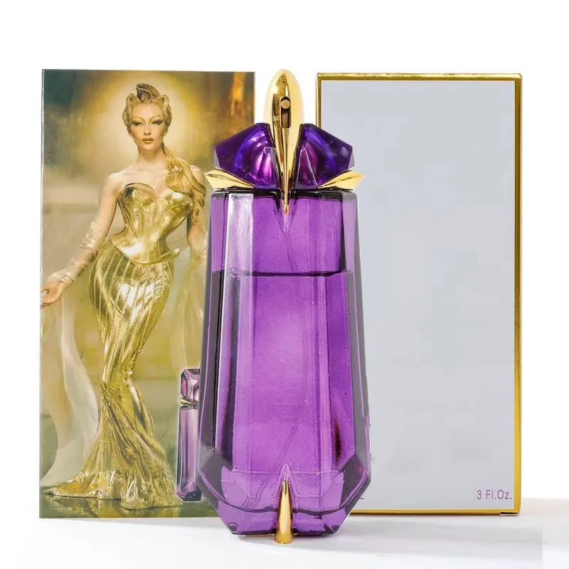 ladies perfume in purple bottle