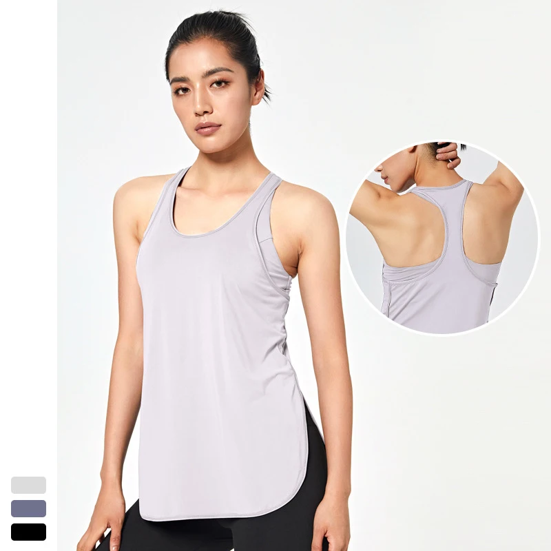 Women Workout Tank T-shirt Sport Gym Clothes Fitness Yoga Tank Tops Shirt XIU 