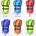 Vest Safety Vest Reflective Safety Hi Vis Vest With Various Pockets 2020 Hot Sales Traffic Safety Vest