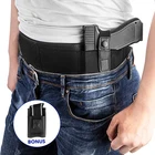 Holsters Adjustable Neoprene Black Concealed Carry Belly Band Holsters With Extra Strap