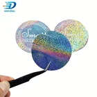 2 Side Sticker Vinyl Label Printed Custom Design 2 Side Printing Double-side Vinyl Label Sticker