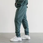 Men Custom Logo Cotton Vintage Elasticated Zip Pockets Washed Unisex Distressed Jogger Men Tracksuit Sweatsuit