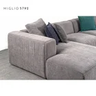 Salon Furniture High Quality Exclusive Upholstery Salon Reception Sofa Sectional Designer Furniture