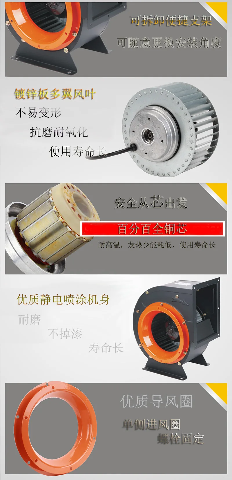 Ywl2e-150 Forward Impeller, Centrifugal, 220 V, Cast Iron - detail 16