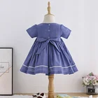 Clothes Summer Children Smocking Clothes Flower Smocked Summer Baby Dress Girl