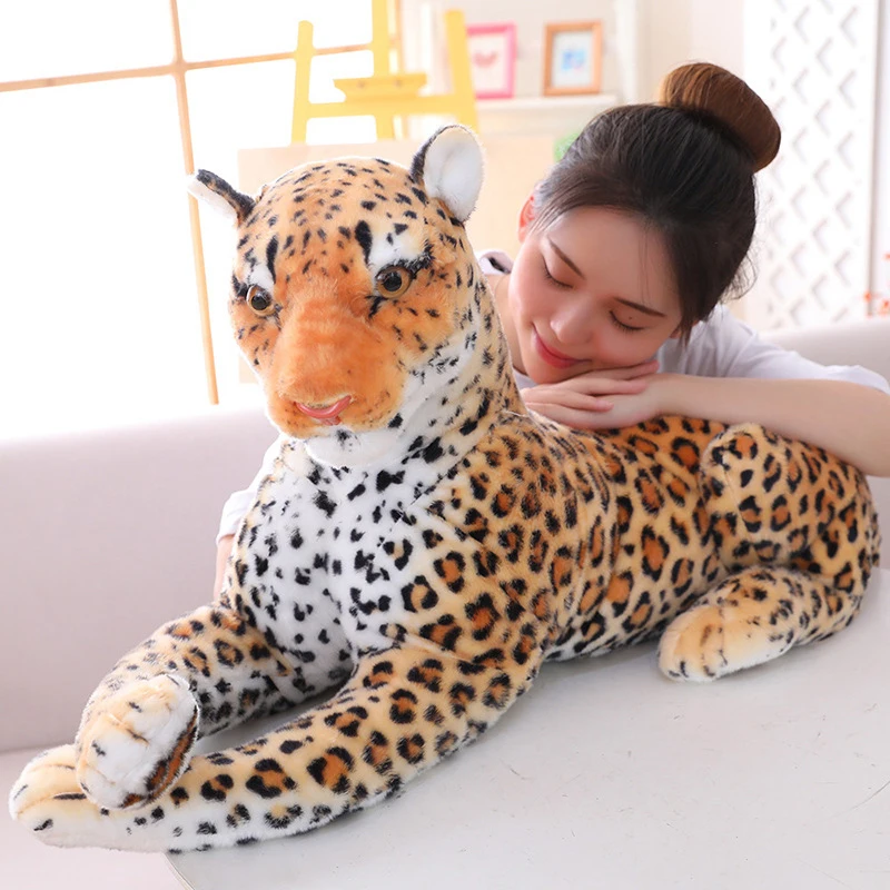 big leopard stuffed animal