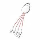 Usb Keychain Usb Cable Custom Universal Keychain 3 In 1 Multi Multiple 3in1 Usb Charging Charger Cable