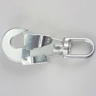 Hook Snap With Metal Snap Hook 25 KN Safety Hook Steel Metal Stamped Double Action Snap Hook With Swivel Eye