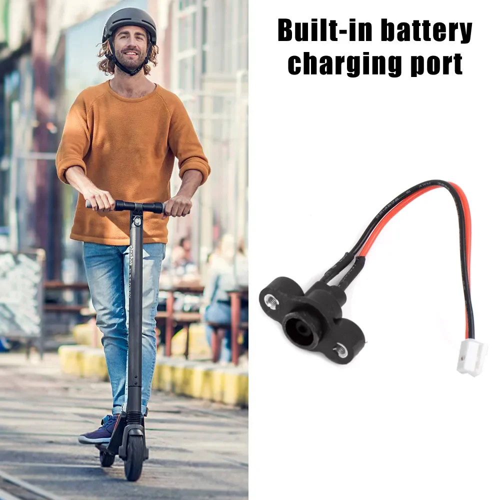 Electric Scooter Controller Charging Port Power Cord Port Replacement