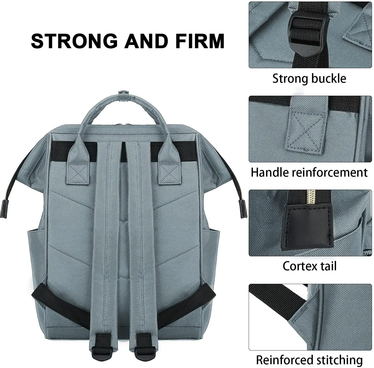 Unisex Casual Backpack Ladies Backpack Computer Bag Large Capacity College Style Travel Backpack factory