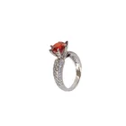 Ring Ruby 925 Sterling Silver Jewelry Garnet Ring Female Ruby Ring Jewelry Lady