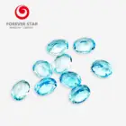 Gemstone Rough Topaz Topaz Natural Gemstone Rough Oval Cut 8*6mm Wholesale Sky Blue Topaz For Jewelry