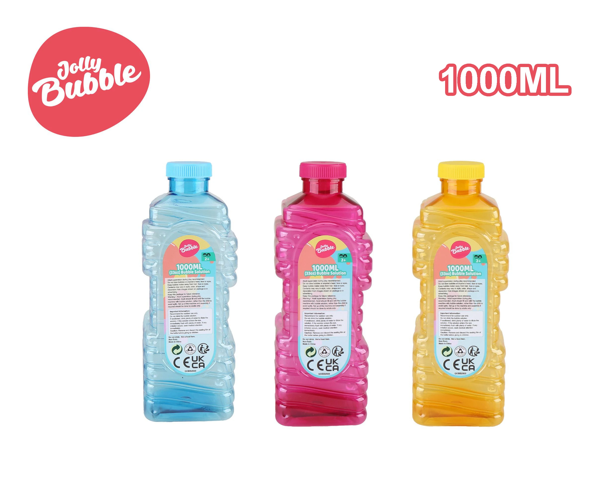 jolly bubbles high capacity bubble solution refill 1000ml 1800ml 3600ml for bubble machines wands guns endless fun outdoor party toy-1