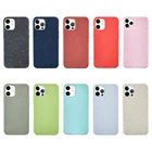 Custom Logo Eco Friendly 100% Biodegradable Composed Wheat Straw Phone Casing For IPhone 12 Pro Max Case