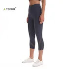 TOPKO Tight Compression Custom Sports Butt Lift Cheaper High Waist Workout Fitness Gym Women Stacked Yoga Leggings
