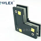 Glass Fitting High Quality Glass Door Hardware L Shape Pivot Patch Fitting